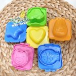 Khuôn tạo hình cơm, trứng, bánh cho bé ăn dặm (set 6c)