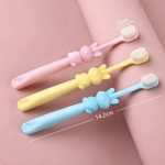Bàn chải đánh răng cho bé Minisoft cotton toothbrush lông tơ mềm mịn (nhiều mẫu) - Image 4
