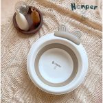 Chậu rửa mặt Honper hình Thỏ siêu xinh gấp gọn cho bé vệ sinh nhựa cao cấp - Image 3