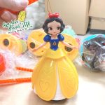 [Tặng quà] Đèn lồng trung thu hình công chúa / siêu nhân cho bé có phát đèn và nhạc có bánh xe - Image 3