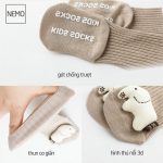 Vớ Tất trẻ em cao cổ hình thú 3D Nemo siêu xinh có chống trượt - Image 6