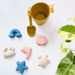 Đồ chơi xúc cát bằng silicone BnM Hàn Quốc 8 chi tiết cho bé đi chơi biển - Image 5