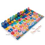 Đồ chơi Câu cá cho bé bằng gỗ 7 hàng (89 chi tiết) - Image 2
