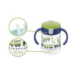Bình ống hút uống nước chống đổ Mugood Richell 200ml cho bé - Image 2