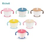 [Tặng cọ rửa ống hút] Cốc bình tập uống nước Richell Nhật 3 giai đoạn 150ml cho bé (nhiều mẫu)