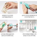 Cọ rửa bình sữa bằng silicon Moyuum (Hàn Quốc) - Image 3