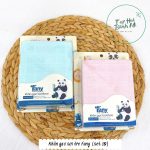 Khăn sữa sợi tre Fany set 10 cái kt 31x30 (nhiều mẫu) cho bé