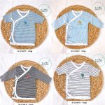 [Thanh lý] Áo lẻ thun mềm Hotga / Jou tay dài tay ngắn cho bé sơ sinh - Image 4