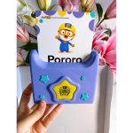 Thẻ phát nhạc Pororo phiên bản màu tím 2021 cho bé yêu (tặng kèm 3 pin) - Image 3