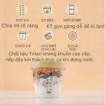 Cốc trữ sữa trữ thực phẩm TGM Hàn Quốc chất liệu tritan 130ml 170ml 220ml - Image 3