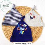 Nón sơ sinh Momcare cho bé nhiều mẫu  (lẻ và set 3)