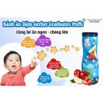 Bánh ăn dặm Gerber cho bé nhiều loại (lùn, cao, organic) - Image 2