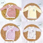 [Thanh lý] Áo lẻ thun mềm Hotga / Jou tay dài tay ngắn cho bé sơ sinh - Image 3