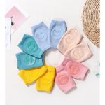 Bao đệm gối tập bò Vớ tất bảo vệ đầu gối cho bé (mẫu mặt cười và chấm tròn) - Image 3