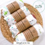 Khăn đa năng Khăn quấn tắm vải 70% sợi tre 4 lớp vỏ bọc giấy cho bé - Image 3
