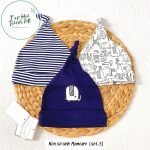 Nón sơ sinh Momcare cho bé nhiều mẫu  (lẻ và set 3) - Image 4