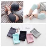Bao đệm gối tập bò Vớ tất bảo vệ đầu gối cho bé (mẫu mặt cười và chấm tròn) - Image 2