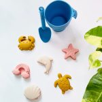 Đồ chơi xúc cát bằng silicone BnM Hàn Quốc 8 chi tiết cho bé đi chơi biển - Image 3