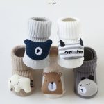 Vớ Tất trẻ em cao cổ hình thú 3D Nemo siêu xinh có chống trượt - Image 3