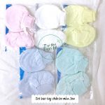 Set bao tay chân Jou cho bé sơ sinh bo màu - chun màu - chun hình (nhiều mẫu) - Image 5