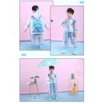 Áo mưa cho bé trong suốt I love rain nhẹ mềm không mùi đủ size có lớp khoá dây kéo và nút bấm (mẫu mới có ảnh thật) - Image 3