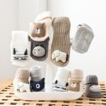 Vớ Tất trẻ em cao cổ hình thú 3D Nemo siêu xinh có chống trượt - Image 2