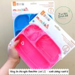 Khay ăn chia ngăn Munchkin (lẻ và set 2) chống trượt cho bé ăn dặm - Image 3