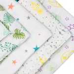 Khăn sữa sợi tre Mamaru 2 phiên bản (set 10 cái) cho bé - Image 3