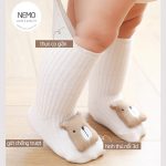 Vớ Tất trẻ em cao cổ hình thú 3D Nemo siêu xinh có chống trượt - Image 5