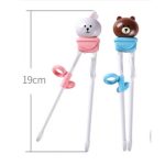[Thanh lý] Set đũa muỗng nĩa tập ăn dặm hình Gấu brown Thỏ cony cho bé có hộp - Image 4
