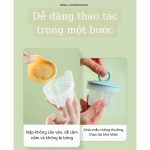 Khuôn cơm hấp trứng làm bánh chống dính set 4 cái cho bé ăn dặm (tặng chổi quét dầu) - Image 3