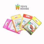 Đồ chơi Sách tô màu bút nước thần kỳ Toys House size nhỏ vừa lớn cho bé tập tô màu