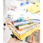 Bộ dài tay Minky vải thun lạnh họa tiết thú size nhỏ 80-120 size đại 130-150 cho bé - Image 2