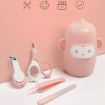 [Thanh lý] Bộ set bấm cắt móng tay 4 chi tiết hộp đựng hình chú khỉ cho bé - Image 3