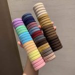 Ống 20 dây chun thun buộc tóc dày cho bé (phụ kiện T020) - Image 3