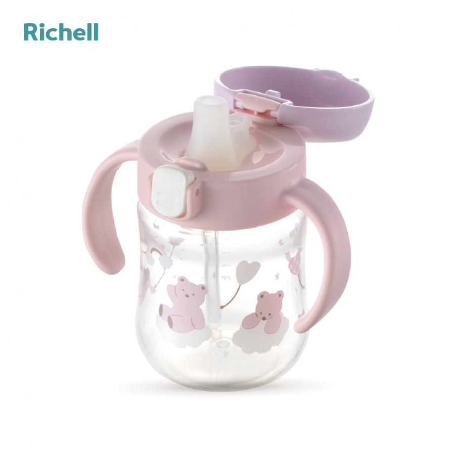 shopee-sg-11134201-2301.jpg Bình tập uống nước núm mỏ vịt Richell 2in1 T.L.I 200ml (có mẫu mới) cho bé - Image 1