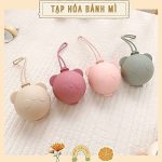 Hộp đựng ti giả bằng silicone hình Gấu xuất hàn cho bé