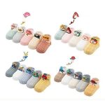 Vớ tất lưới hình thú Robibabi cho bé (set 5) nhiều mẫu