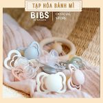 Ty ngậm giả ti núm dẹt silicone BIBS PACIFER COUTURE SILICONE chống vẩu cho bé từ sơ sinh