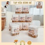 Bông tăm cho bé Honper hộp 200 que 2 đầu dẹt-xoắn