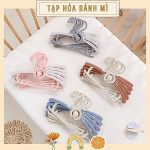 Set 5 móc phơi đồ quần áo hình Gấu / Vương miện đa năng BR043 cho bé