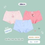 [set 3c] Quần chip đùi Quần lót bé gái Dokma nhiều mẫu cho bé từ 2 - 8 tuổi - Image 5