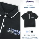 Áo thun polo Dokma cho bé trai vải xịn xò size 2y-6y - Image 3