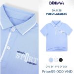 Áo thun polo Dokma cho bé trai vải xịn xò size 2y-6y - Image 4