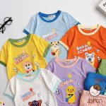 Minky bộ cộc áo in "back to school" cho bé size nhí 80-120 - Image 2