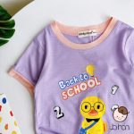 Minky bộ cộc áo in "back to school" cho bé size nhí 80-120 - Image 5