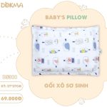 [nhiều mẫu] Gối xô sơ sinh ruột bông Dokma cho bé từ sơ sinh - Image 2