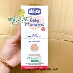 Dầu massage cho bé chiết xuất hạt bông 0M+ Chicco 200ml (mẫu mới) - Image 3