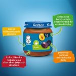 Mận đen nghiền Trái cây nghiền hữu cơ Gerber Nga cho bé từ 4 tháng lọ 125g (mẫu mới) - Image 2