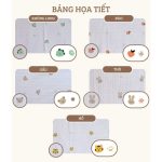 [Mẫu in họa tiết] Tấm lót chống thấm Monona bề mặt organic siêu mềm thoáng khí cho bé - Image 4